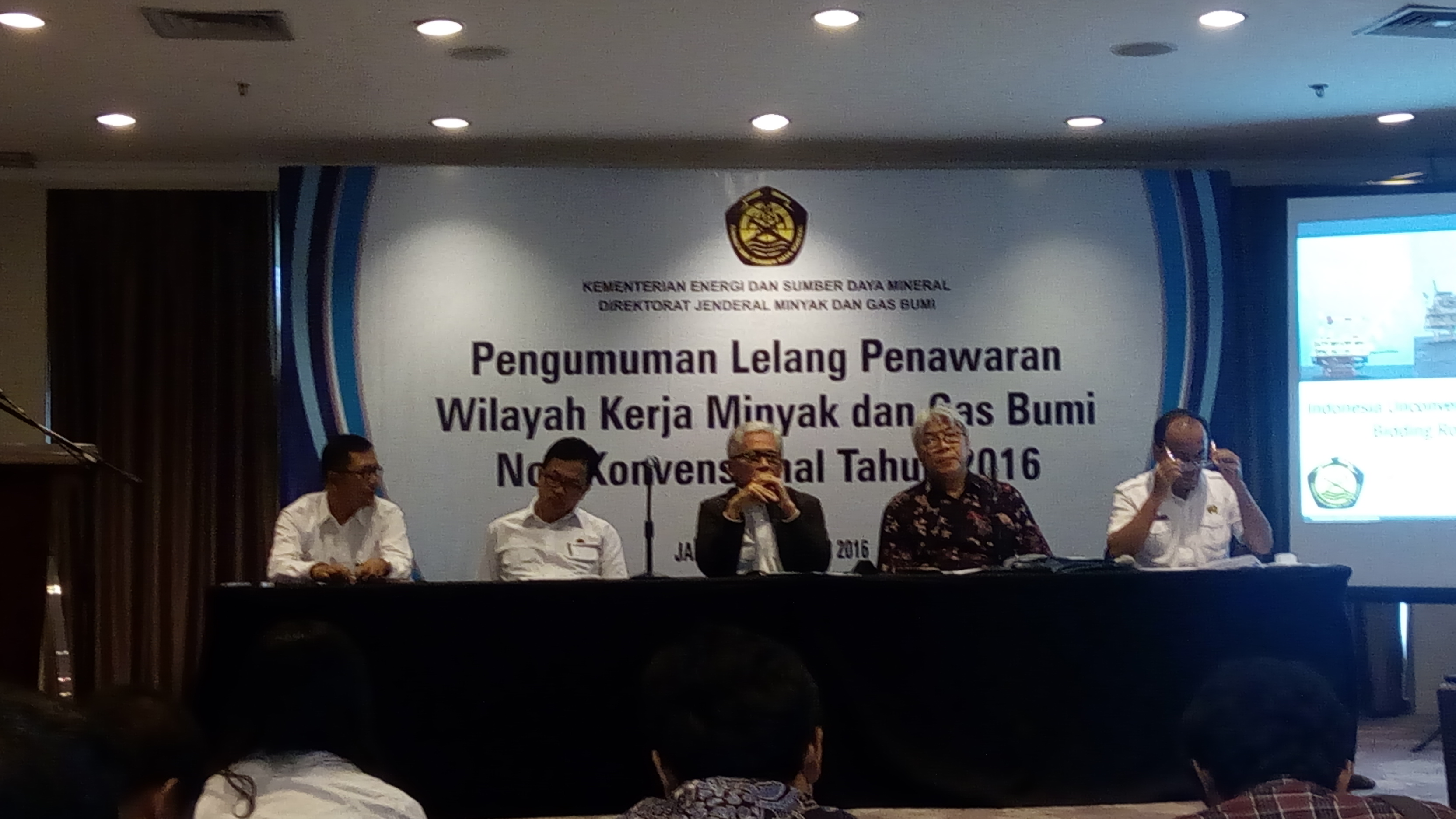 Tender WK Migas Non Konvensional 2016
