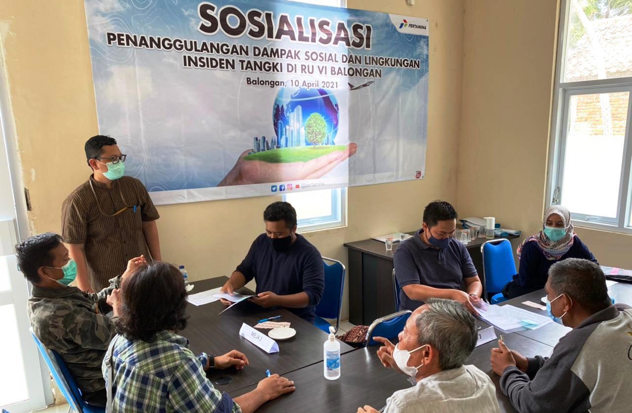 Cair, Dana Perbaikan Dampak Insiden Kilang Balongan