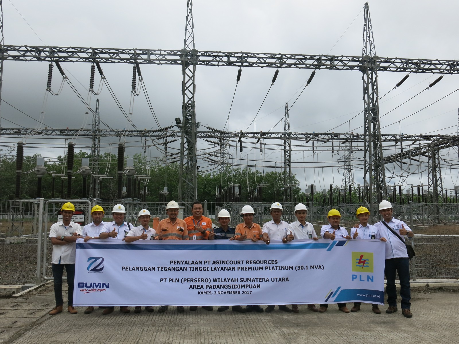 Tambang Martabe Mulai Dapat Pasokan Listrik PLN