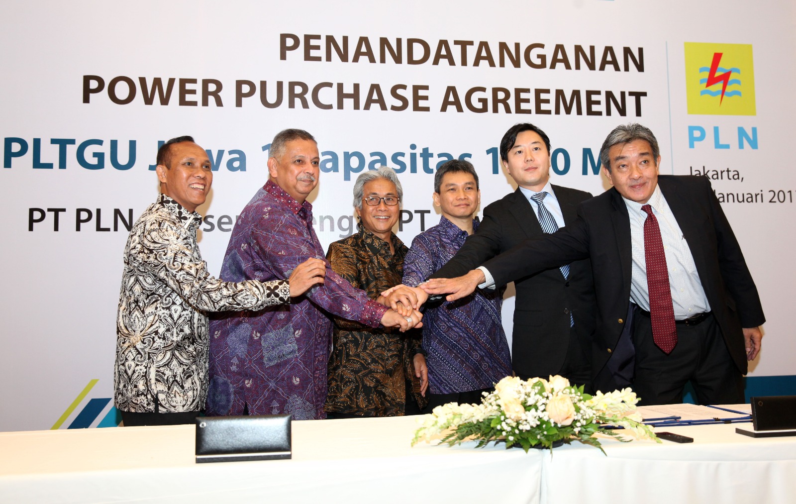 PLN Tandatangan PPA Jawa 1