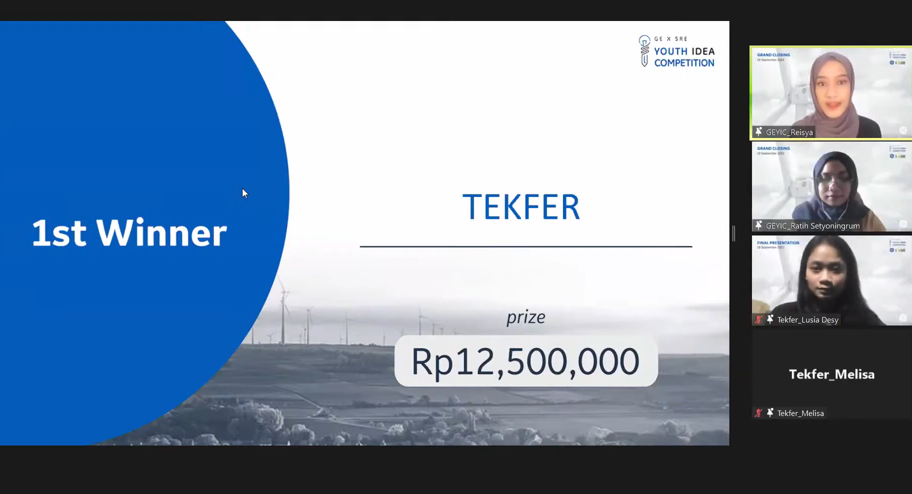 Ini Pemenang GE Youth Idea Competition