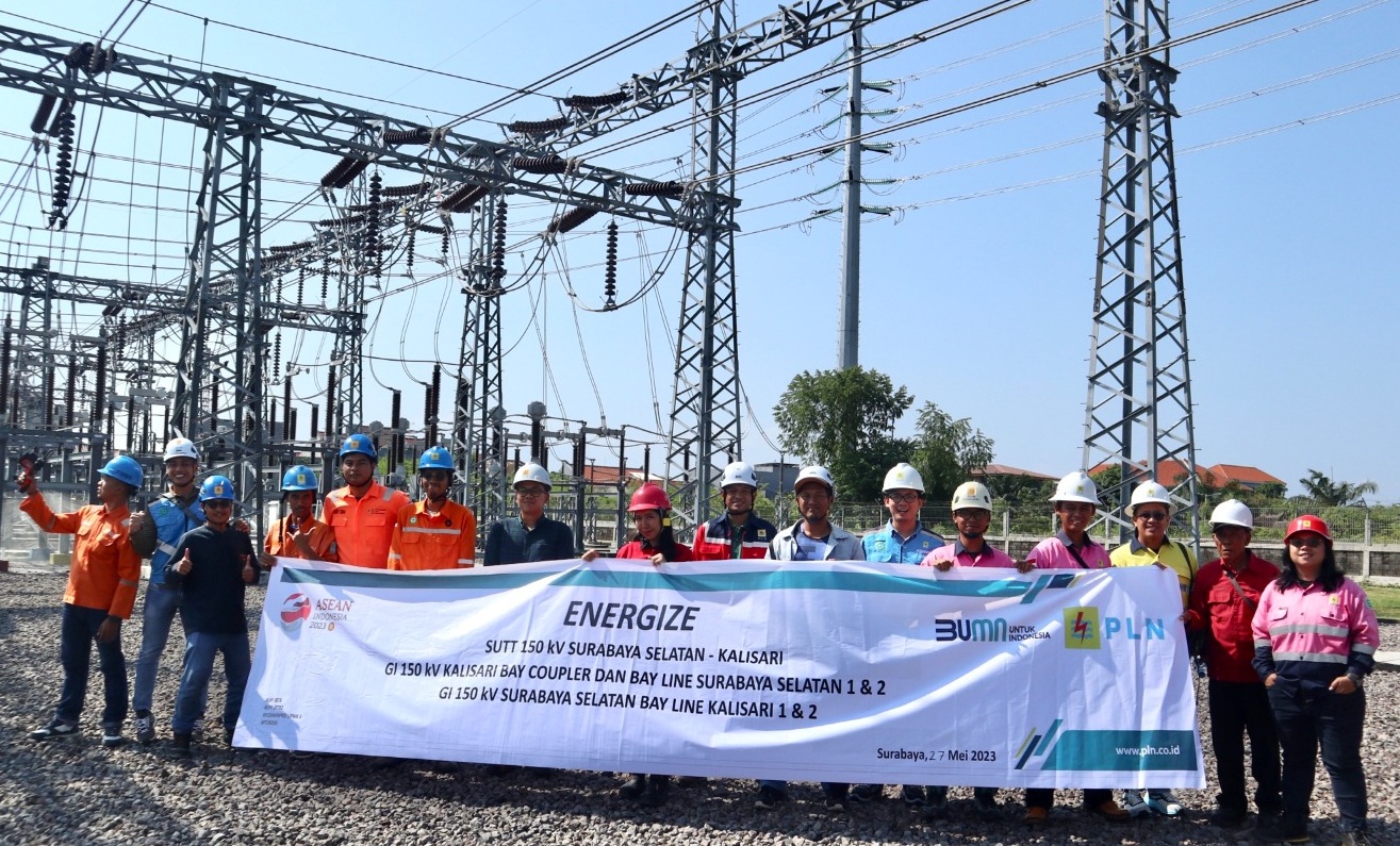 Mulai Operasi, Transmisi 150 kV Surabaya Selatan-Kalisari