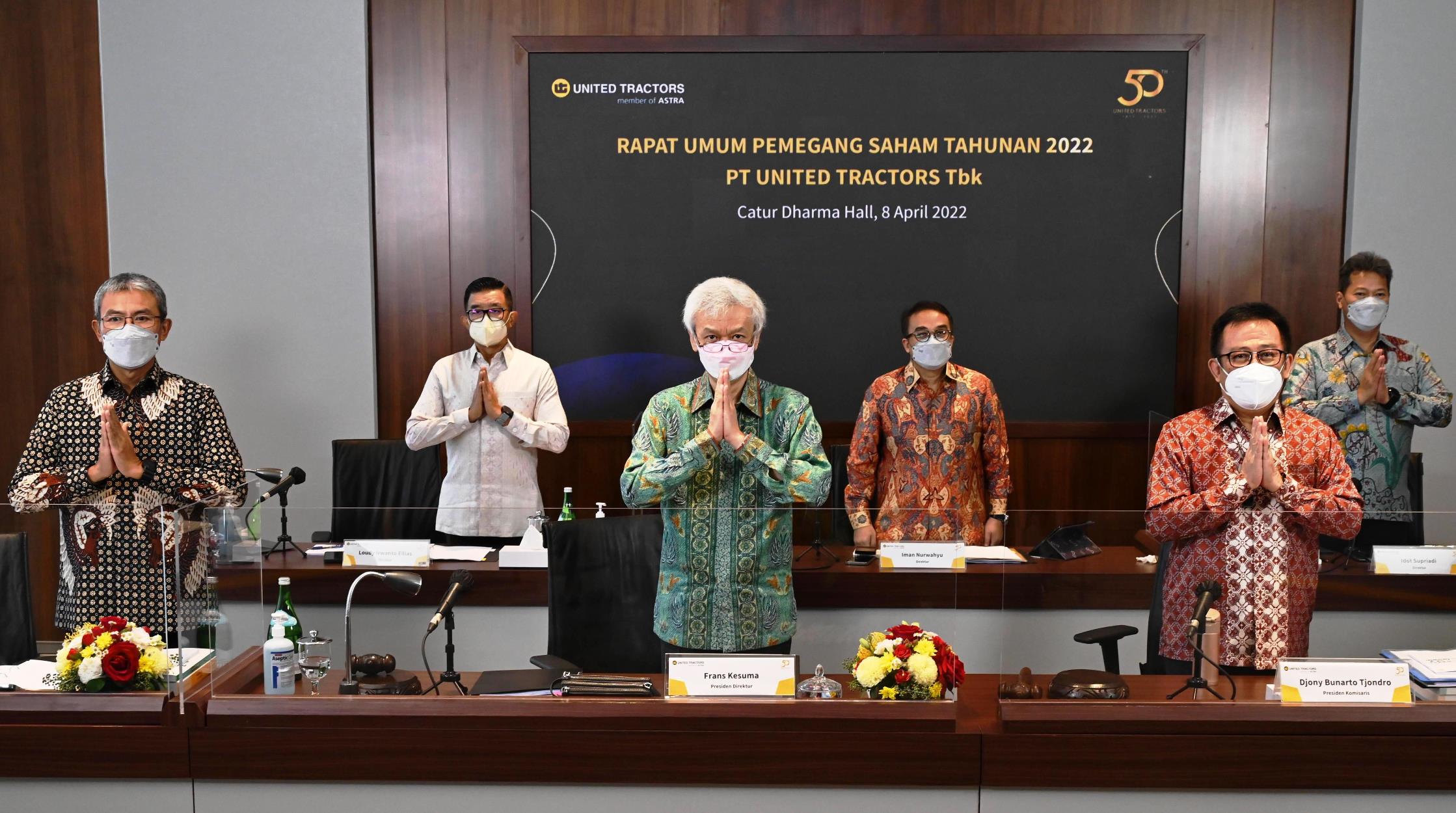 United Tractors Bagikan Dividen Tunai Rp 4,6 Triliun