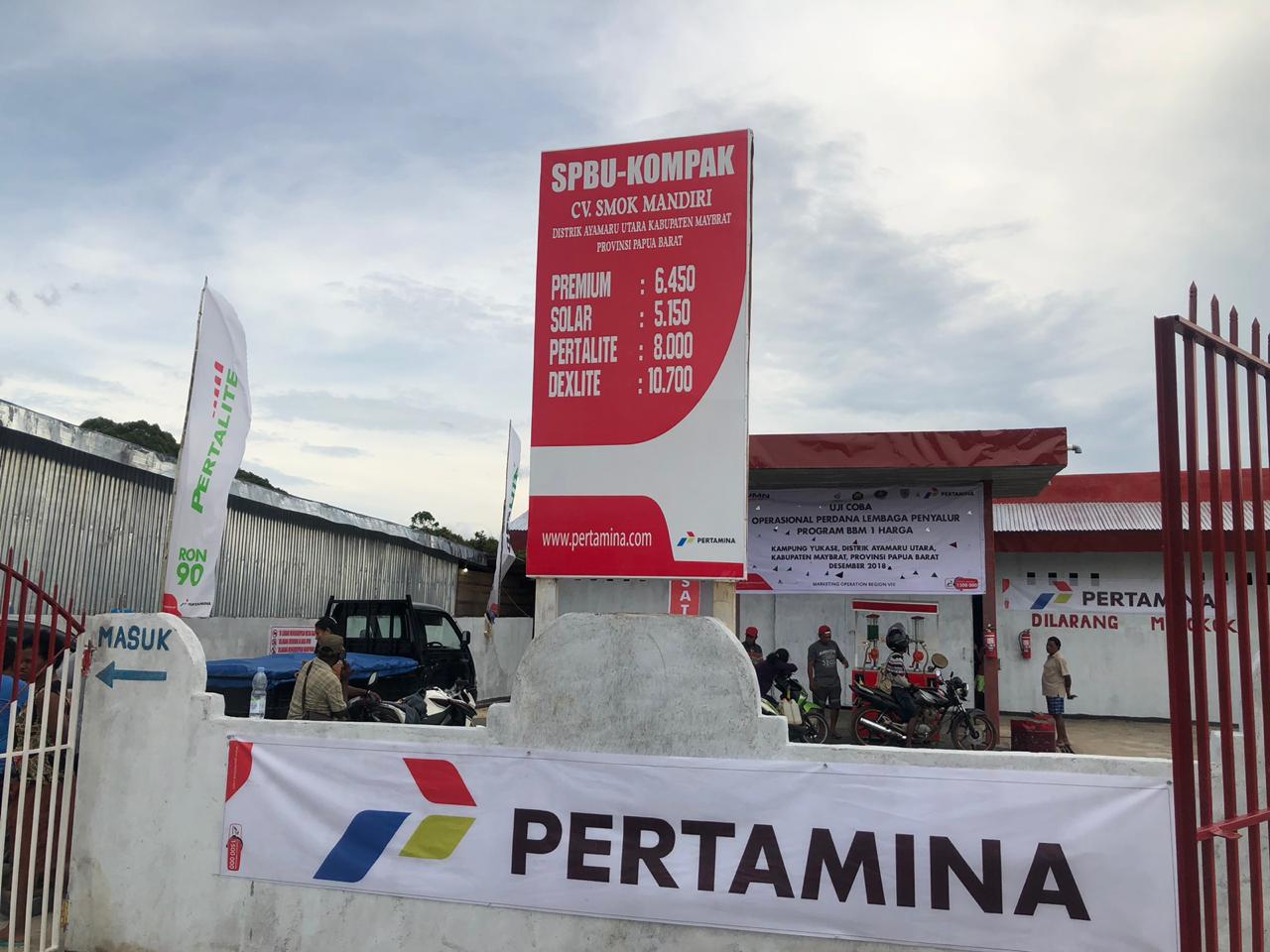Ini Lokasi SPBU BBM Satu Harga Pertamina 2018
