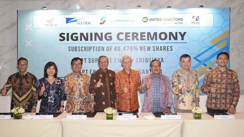 Anak Usaha UT Akuisisi Saham Supreme Energy Sriwijaya