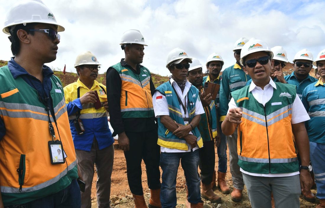 Kunjungan Kerja ke Sorong, Bahlil Singahi Tambang Gag Nikel
