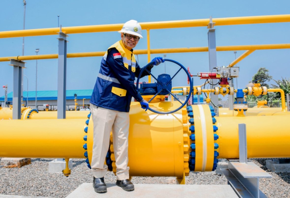 Pipa Cisem 2 Mulai Alirkan Gas Bumi