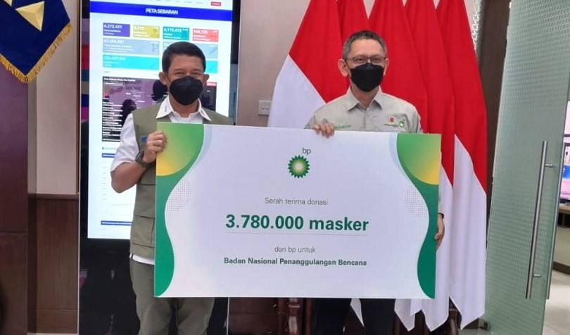 bp Sumbang 3,7 juta masker untuk Penanggulangan Covid-19
