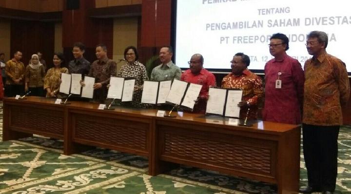 Pemda Dapat 10 Persen Saham Freeport Indonesia