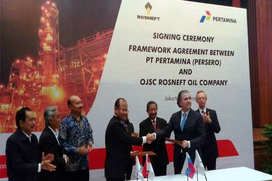 Pertamina Gandeng Rosneft di Kilang Tuban