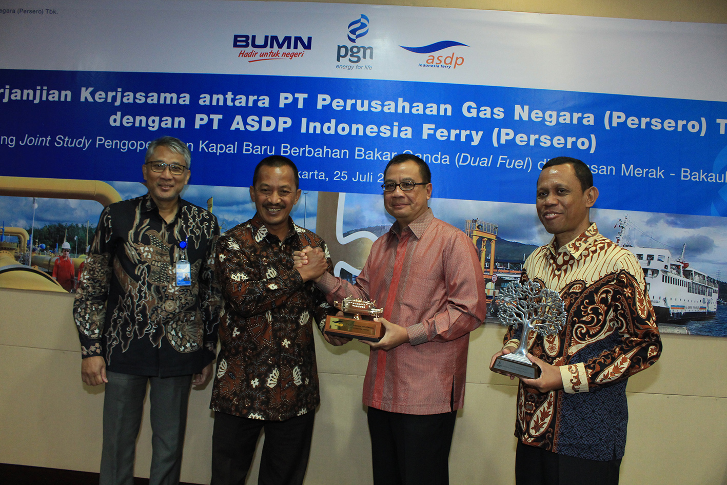 PGN Dukung ASDP Operasikan Kapal Berbahan Bakar Gas